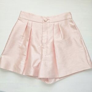Cynthia Rowley Silk Shorts Pink Silk Blend
